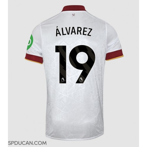 Muški Nogometni Dres West Ham United Edson Alvarez #19 Rezervni 2024-25 Kratak Rukav